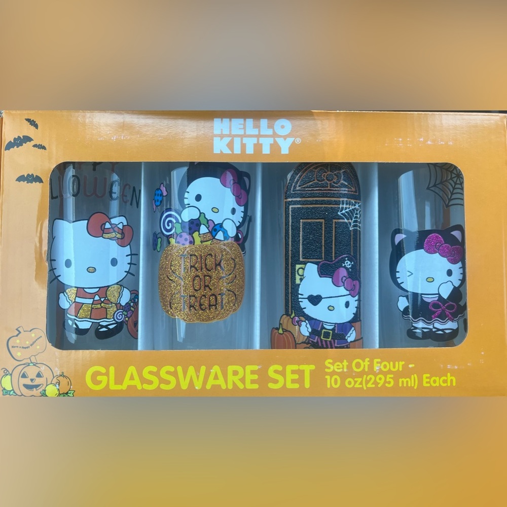 Hello Kitty Halloween Cup Set New In Box
